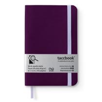 Caderneta Quadriculada taccbook Púrpura 9x14 Flex Caderneta Quadriculada taccbook Púrpura 9x14 Flex