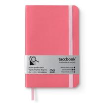 Caderneta Quadriculada taccbook Salmão 9x14 Flex Caderneta Quadriculada taccbook Salmão 9x14 Flex
