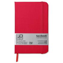 Caderneta Quadriculada taccbook Vermelha 9x14 Ríg.