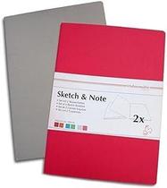 Caderneta Sketch & Note 125g A6 com 20 Folhas (cinza e Pink) 10628890 Caderneta Sketch & Note 125g A6 com 20 Folhas (cinza e Pink) 10628890