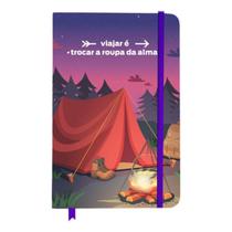 Caderneta Sketchbook Camping Viagem