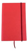 Caderneta Sketchbook Peq. Tipo Moleskine 9x14 cm Sem Pauta - Vermelha