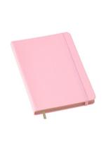 Caderneta Sketchbook Tipo Moleskine 14x21cm Com Pauta - Capa Rosa BB