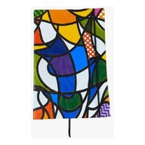 Caderneta Sketchbook Tipo Moleskine 14x21cm Com Pauta - Estampa Romero Britto