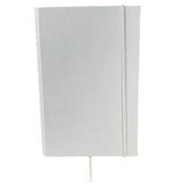 Caderneta Sketchbook Tipo Moleskine 14x21cm Sem Pauta - Capa Branca - Serv Color