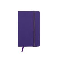 Caderneta Tipo Moleskine Agenda Escrever Estudar 13x8 Bolso Roxo
