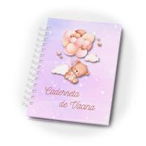 Caderneta Vacina Menina Luxo Capa Dura Versão Atualizada Sus - Ursinha Balão