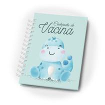 Caderneta Vacinação Menino Luxo Capa Dura Versão Atualizada Sus - Dino Azul