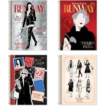 Caderno 01 X 1 Capa Dura o Diabo Veste Prada 80 Folhas Pacote com 04 Caderno 01 X 1 Capa Dura o Diabo Veste Prada 80 Folhas Pacote com 04