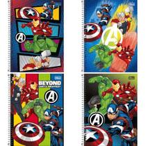 Caderno 01X1 Capa Dura Avengers 80Fls Fit