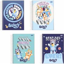 Caderno 01X1 Capa Dura Bluey 80FLS. PCT.C/04 Caderno 01X1 Capa Dura Bluey 80FLS. PCT.C/04