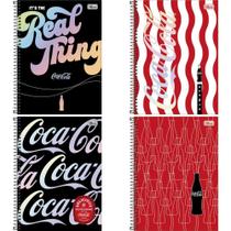 Caderno 01X1 Capa Dura Coca Cola Connect 80FLS
