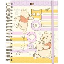 Caderno 01X1 Capa Dura Colegial Pooh SMART com Elástico 80 Folhas