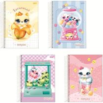 Caderno 01X1 Capa Dura FLUFFY 80FLS. PCT.C/04