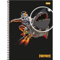 Caderno 01X1 Capa Dura Fortnite 80FLS.