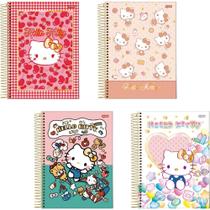 Caderno 01X1 Capa Dura Hello KITTY 80FLS PCT com 04 Caderno 01X1 Capa Dura Hello KITTY 80FLS PCT com 04