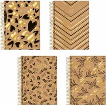 Caderno 01X1 Capa Dura KRAFT BLACK 80FLS. PCT.C/04