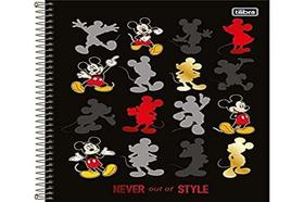 Caderno 01X1 Capa Dura Mickey 80Fls.