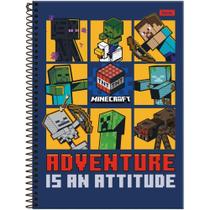 Caderno 01X1 Capa Dura Minecraft 80FLS Pacote com 05 Caderno 01X1 Capa Dura Minecraft 80FLS Pacote com 05