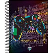 Caderno 01X1 Capa Dura Player 1 80 Folhas - Pacote com 4