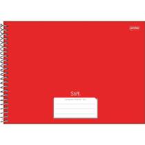 Caderno 01X1 Capa Dura STIFF SLIM 48FLS Vermelho