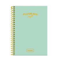 Caderno 1/4 80 Fls C.D. Foroni - Fluor Mix Soft Verde