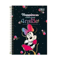Caderno 1/4 80 Fls C.D. Tilibra - Minnie 12 Caderno 1/4 80 Fls C.D. Tilibra - Minnie 12