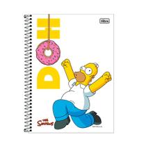 Caderno 1/4 80 Fls C.D. Tilibra - The Simpsons 12 Caderno 1/4 80 Fls C.D. Tilibra - The Simpsons 12
