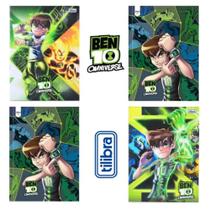 caderno 1/4 96 FOLHA BEN 10 CAPA SORTIDA
