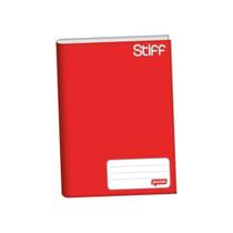 Caderno 1/4 brochura 48 folhas capa dura stiff jandaia vermelho - 00051-11