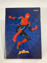 Caderno 1/4 brochura Spider Man 80 folhas capa dura Jandaia 73228 sortido