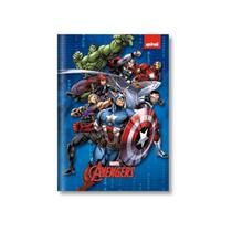 Caderno 1/4 Capa Dura Brochura Avengers - Vingadores 80 Folhas Spiral