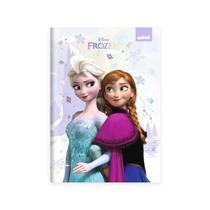 Caderno 1/4 Capa Dura Brochura Frozen 80 Folhas Spiral