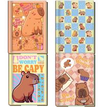 caderno 1/4 capivara 80 folhas