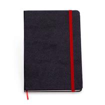 Caderno 1/4 Cicero Clássica Preto Vermelho Sem Pauta 14x21