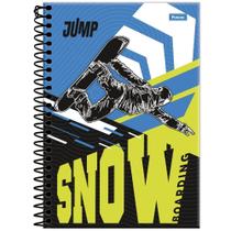 Caderno 1/4 Esp 80Fls Jump Snow Boarding Foroni