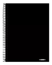 Caderno 1/4 Espiral Capa Dura 200fls Preto Pct C/5 - Tamoio