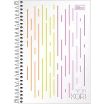 Caderno 1/4 espiral cd 80fls s/pauta neon kori tilibra