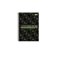 Caderno 1/4 Espiral Minecraft 80 Folhas FORONI