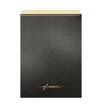 Caderno 1/4 Flip C.D. 80 Folhas São D. - Glimmer Preto 2
