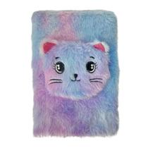 Caderno 1/4 Fofo Gatinho Pelúcia