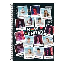 Caderno 1/4 Now United 80 Folhas - Tilibra