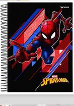 Caderno 1/4 PequenoCapa Dura Espiral Spider Man 80 folhas Capas Sortidas Caderno 1/4 PequenoCapa Dura Espiral Spider Man 80 folhas Capas Sortidas