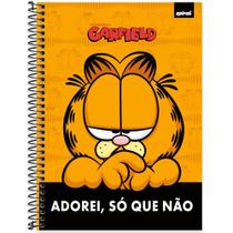 Caderno 1/4 rabisco garfield 80f