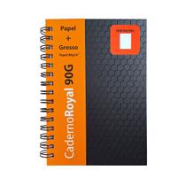 Caderno 1/4 Sem Pauta ROYAL PAPER 80 folhas 90g/m² 14x21cm
