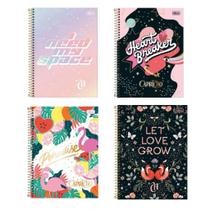 Caderno 1/4 Tilibra Capricho 80 Folhas