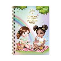 Caderno 1/4 Tilibra Jolie 80 Folhas