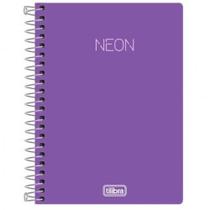 Caderno 1/8 Neon Lilás 80 Folhas 302635-Tilibra