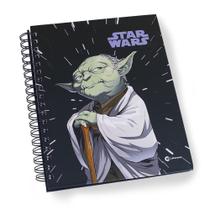 Caderno 1 Matéria 80 Folhas Culturama Wire Light Yoda