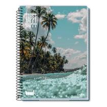 Caderno 1 Matéria 80 Folhas Happy Paisagem Credeal Escolar